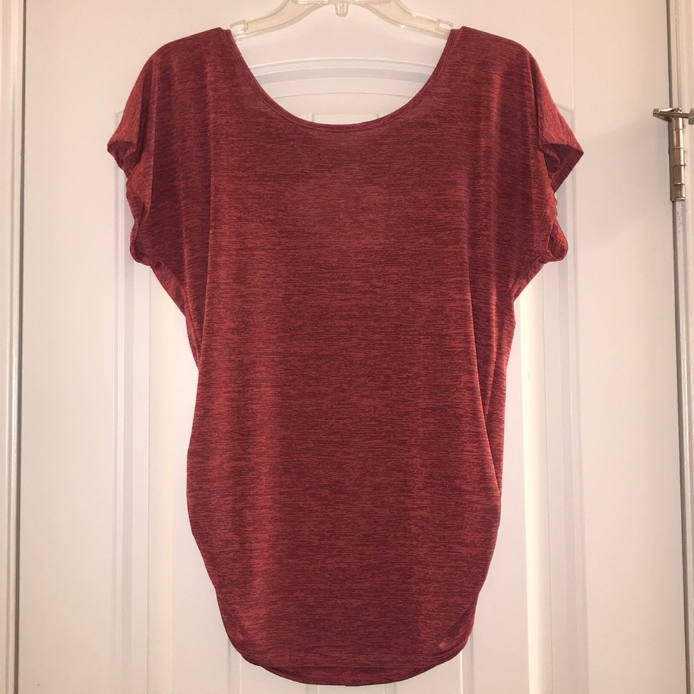 Dressy top with now in back